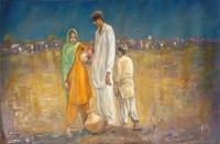 Arsalan Naqvi, 24 x 36 Inch, Oil on Canvas, Figurative Painting, AC-ARN-195